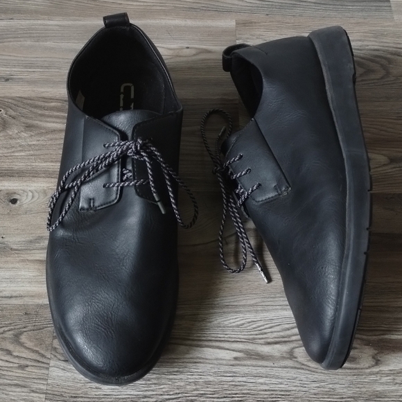 Ponto The Pacific Oxford Black Leather Dress Shoe Men's Size 10 - Picture 1 of 5